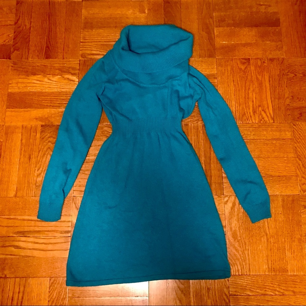 Turquoise Sweater Dress by Divided - Size 4